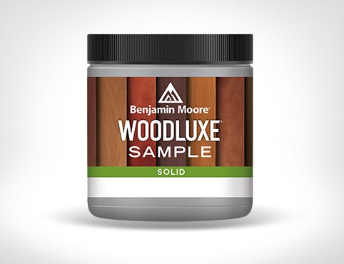 Benjamin Moore Woodluxe® Exterior Stain color sample.