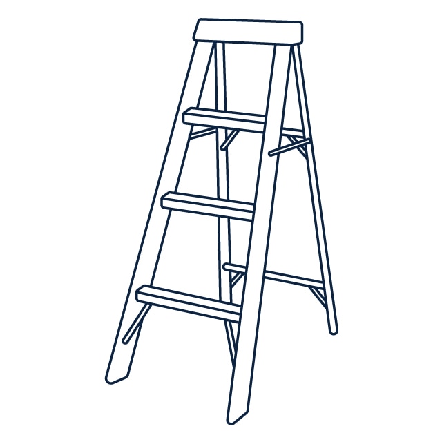 Icon of a Step Ladder