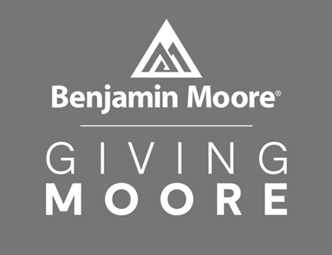 Logotipo de Benjamin Moore Giving Moore