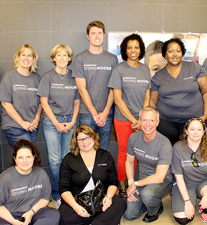 Benjamin Moore employees volunteer for the Boys & Girls Club. Benjamin Moore employees volunteer for the Boys & Girls Club.