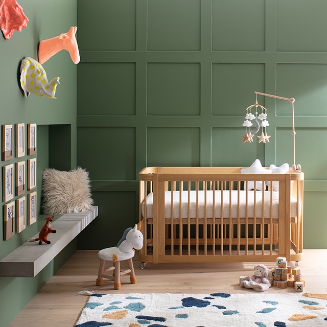 Sept palettes de couleurs pour les chambres de bébé et d'enfant