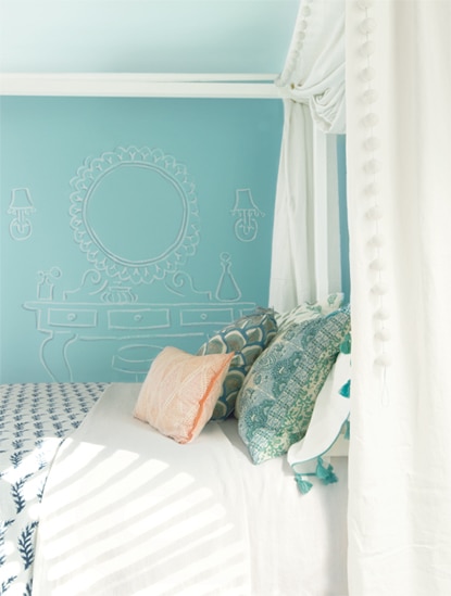 teal kids bedroom