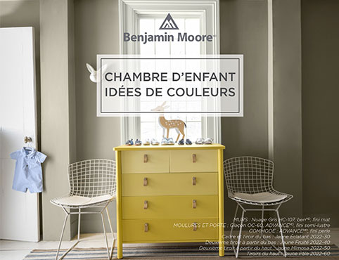 Brochure couleur en ligne pour les chambres d'enfants