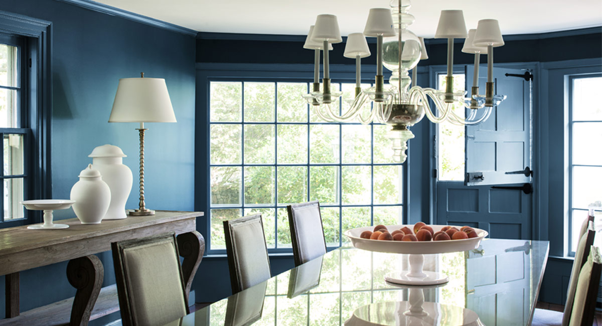 Blue Paint Ideas Benjamin Moore, Best Navy Blue Paint For Dining Room