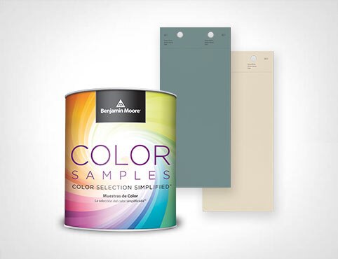 Paint color samples are available in any Benjamin Moore color. Paint color samples are available in any Benjamin Moore color.