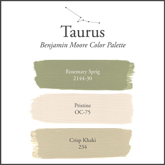 Color palette store benjamin moore