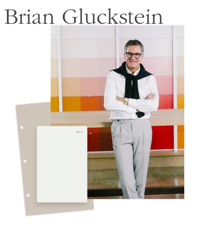 Brian Gluckstein recommends beautiful saturated paint colors on walls.