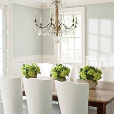Formal contemporary dining room