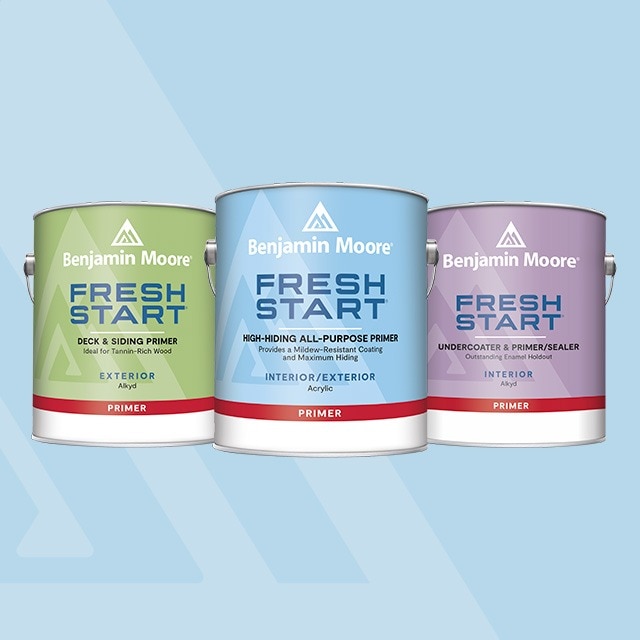 Three gallons of Fresh Start® Premium Interior and Exterior Primers