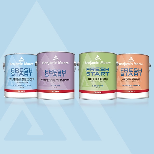 Four gallons of Fresh Start® Premium Interior and Exterior Primers