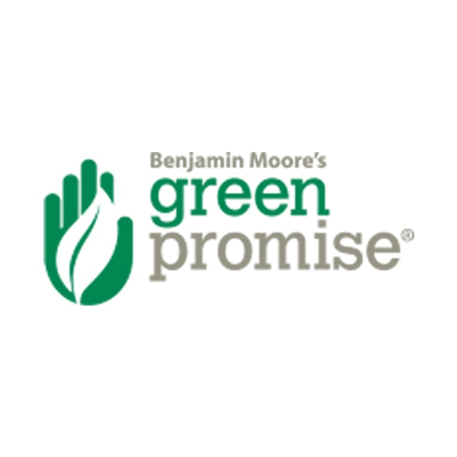Benjamin Moore’s Green Promise® seal. Benjamin Moore’s Green Promise® seal.