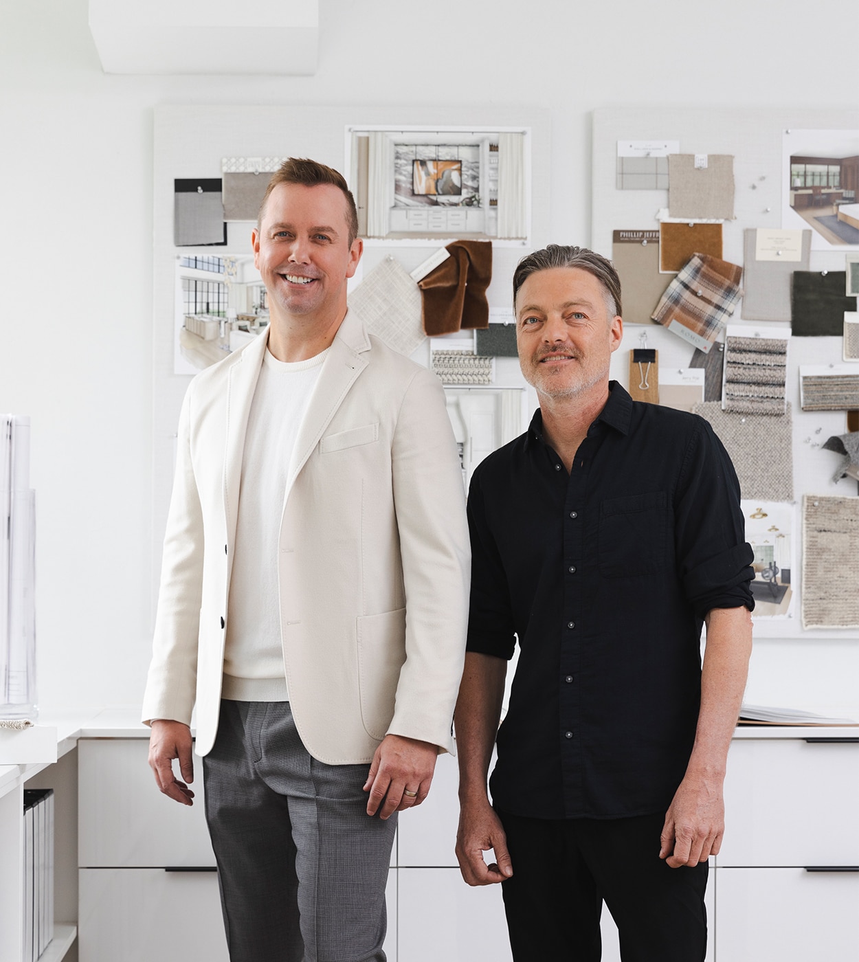 Matt Donahoe, bureau interior design & architectural consulting, et Erwin Herceg, peintre professionnel