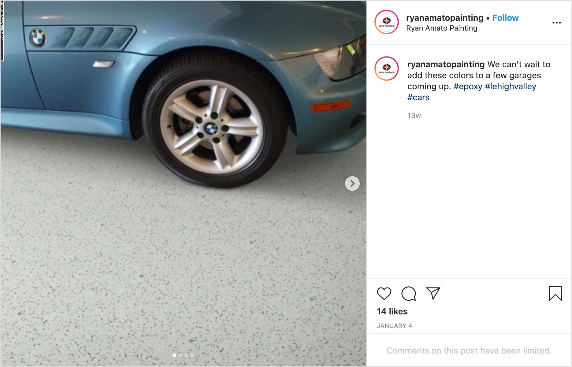 Sample Instagram post utilizing the carousel format and multiple hashtags. Sample Instagram post utilizing the carousel format and multiple hashtags.