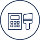 Paint estimating icon