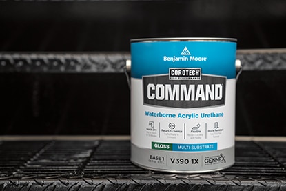 Corotech COMMAND Waterborne Acrylic Urethane.