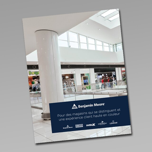 Carte pour les guides des commerces de détail Benjamin Moore