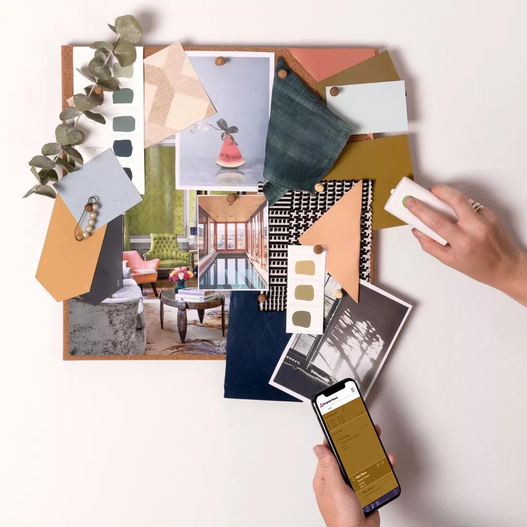 Herramienta de Benjamin Moore para lograr una buena coincidencia de color