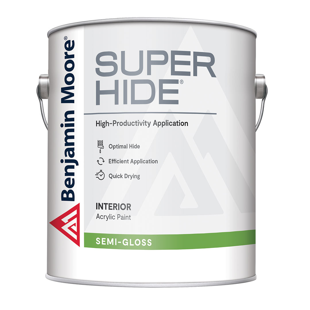 Super Hide® Pintura para interiores con poco contenido de COV - Semibrillante