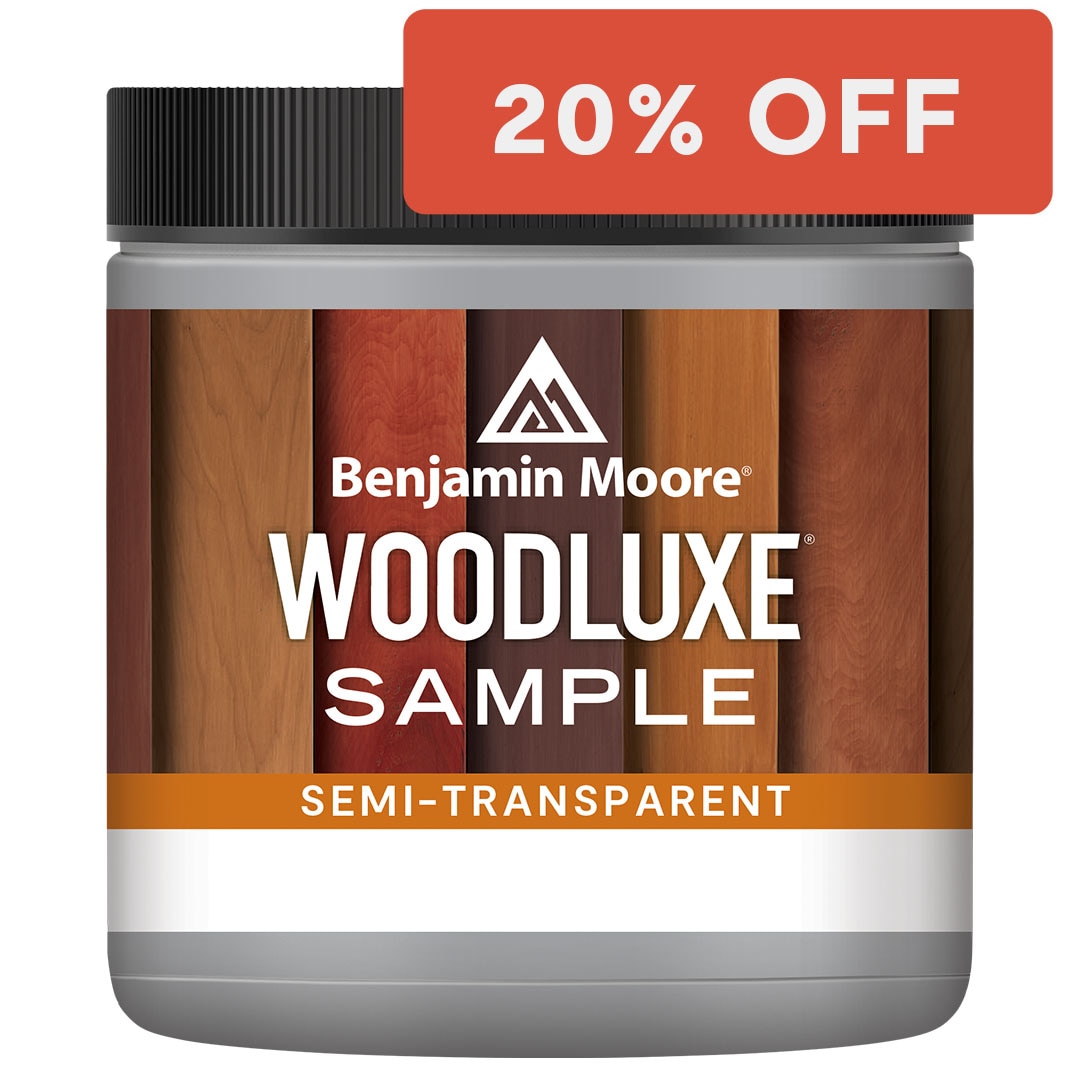 Miniatura de recorte de lata de muestra de tinte Woodluxe semitransparente Miniatura de recorte de lata de muestra de tinte Woodluxe semitransparente