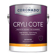 Cryli Cote® Pintura para exteriores 100% acrílica sin brillo