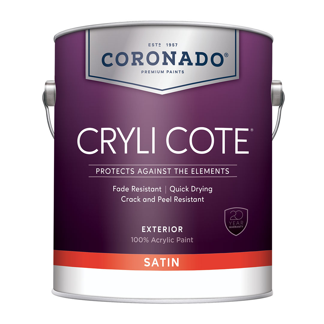 Cryli Cote® Pintura para exteriores 100% acrílica satinada