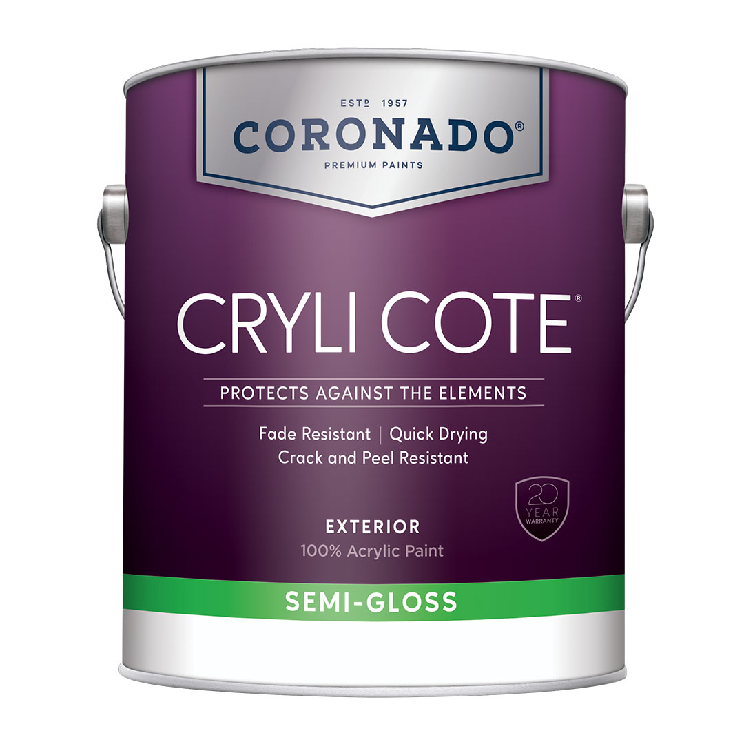 Cryli Cote® Pintura para exteriores 100% acrílica semibrillante