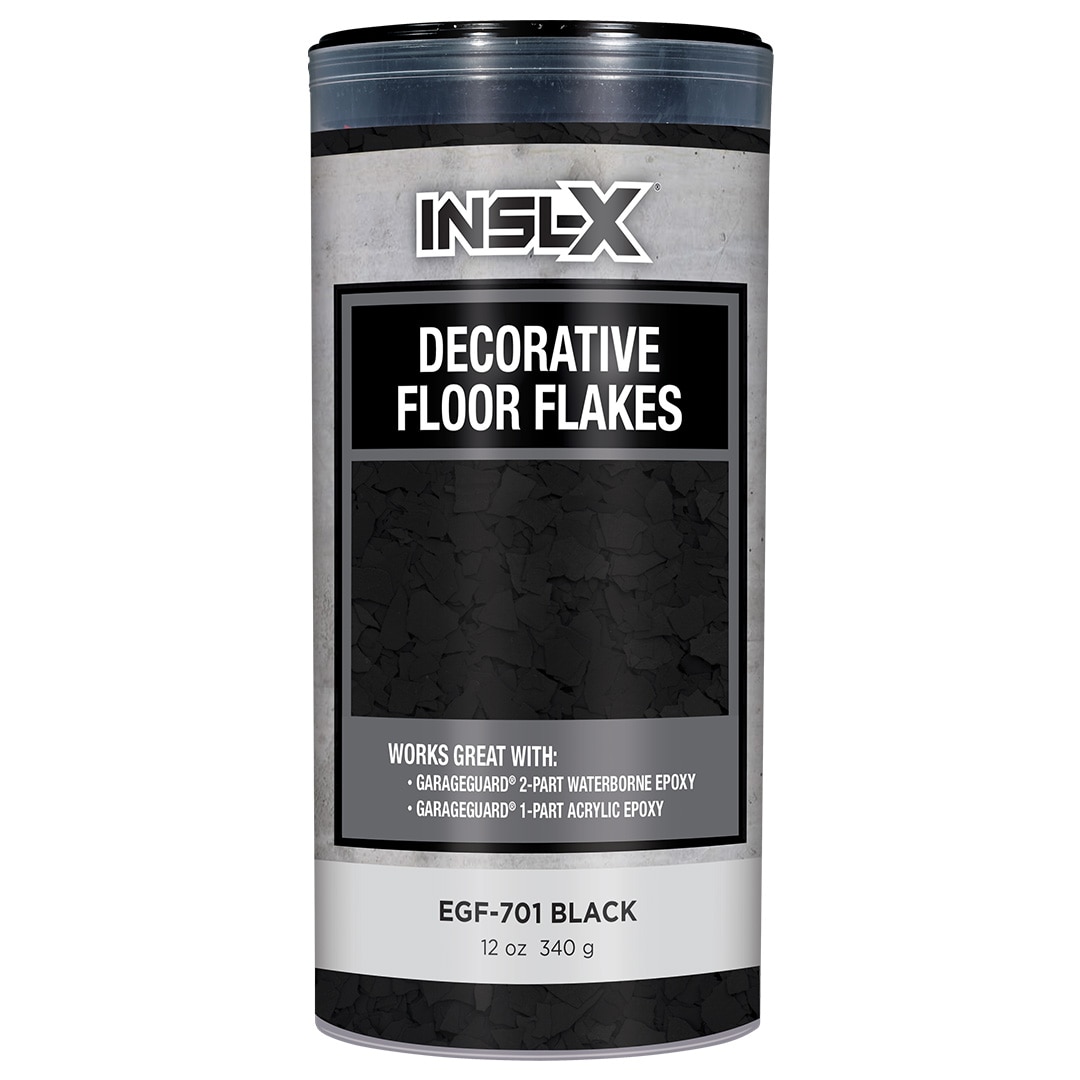 Insl-X Copos decorativos para pisos, acabado negro