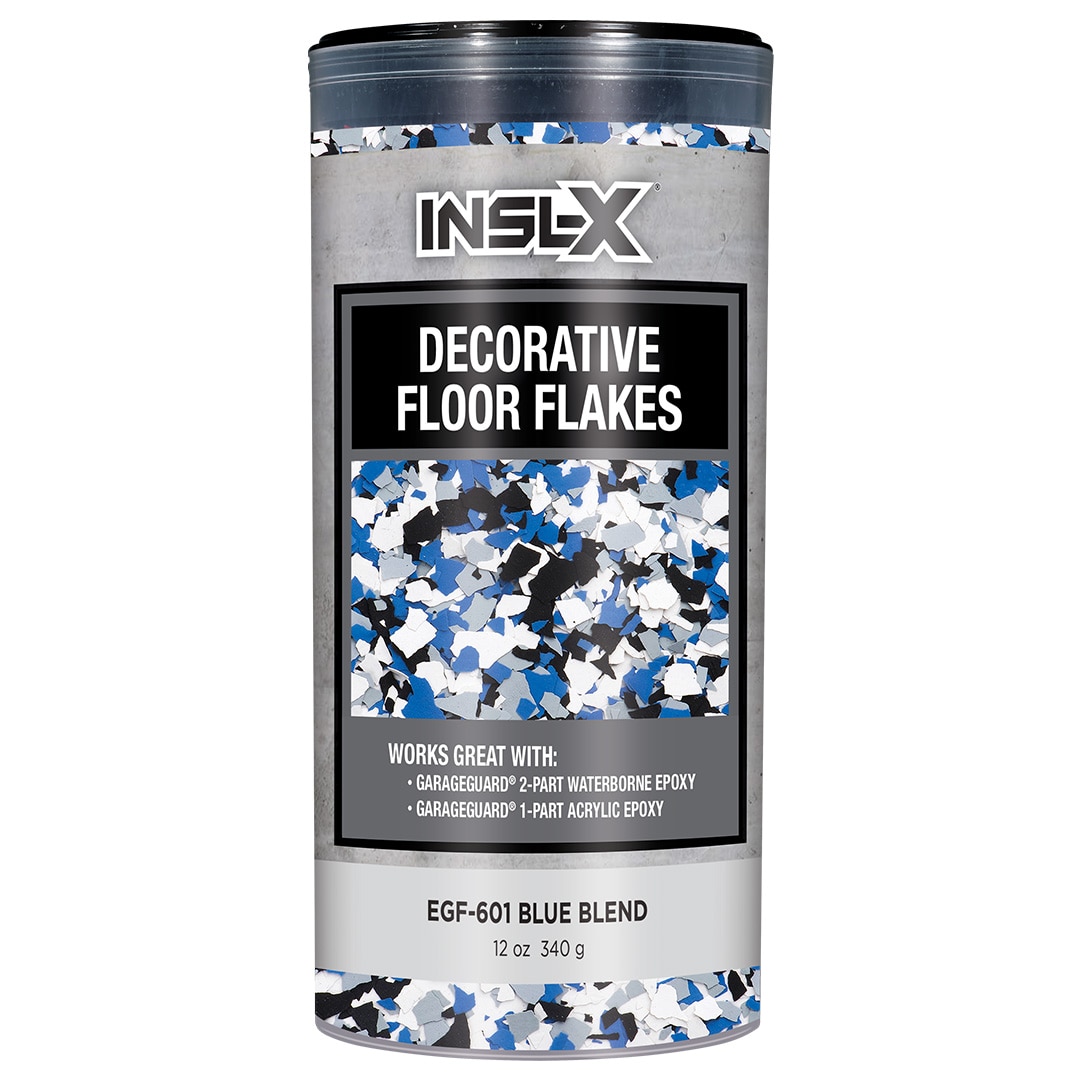 Insl-X Copos decorativos para pisos, acabado azul