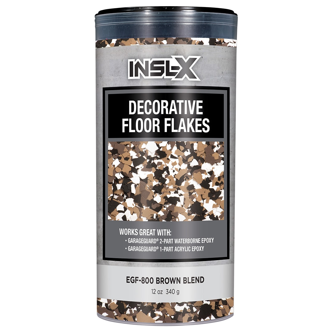 Insl-X Copos decorativos para pisos, acabado marrón