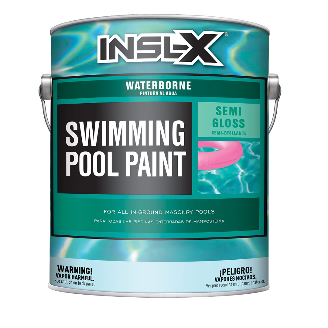 Pintura para piscinas al agua semibrillante
